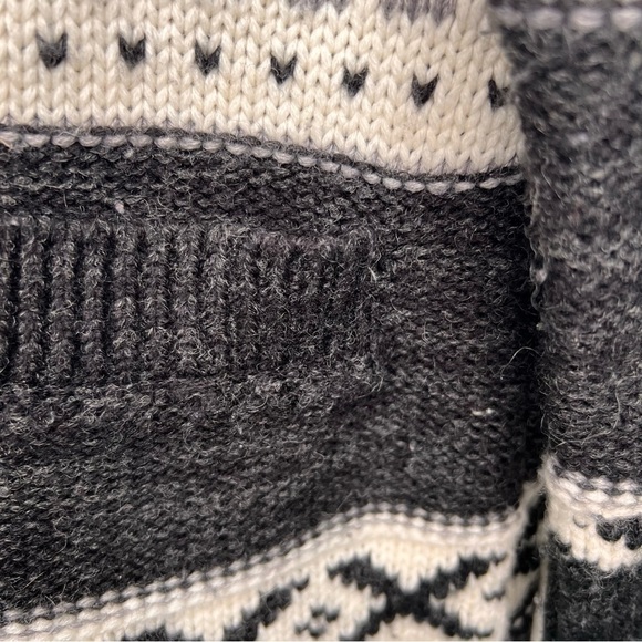 Sansara Fair Isle Wool Blend Chunky Sweater Size Medium - Picture 6 of 10